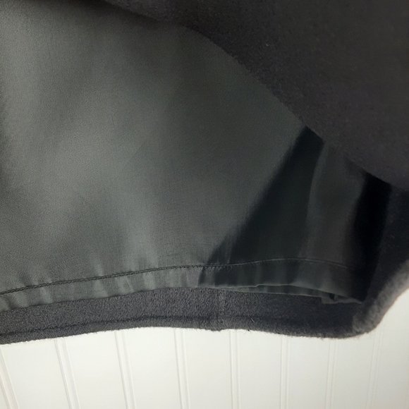 Escada Sport Pencil Skirt Dark Gray Short Size XL 44 Soft Thick Wide Waist Band - Picture 7 of 9